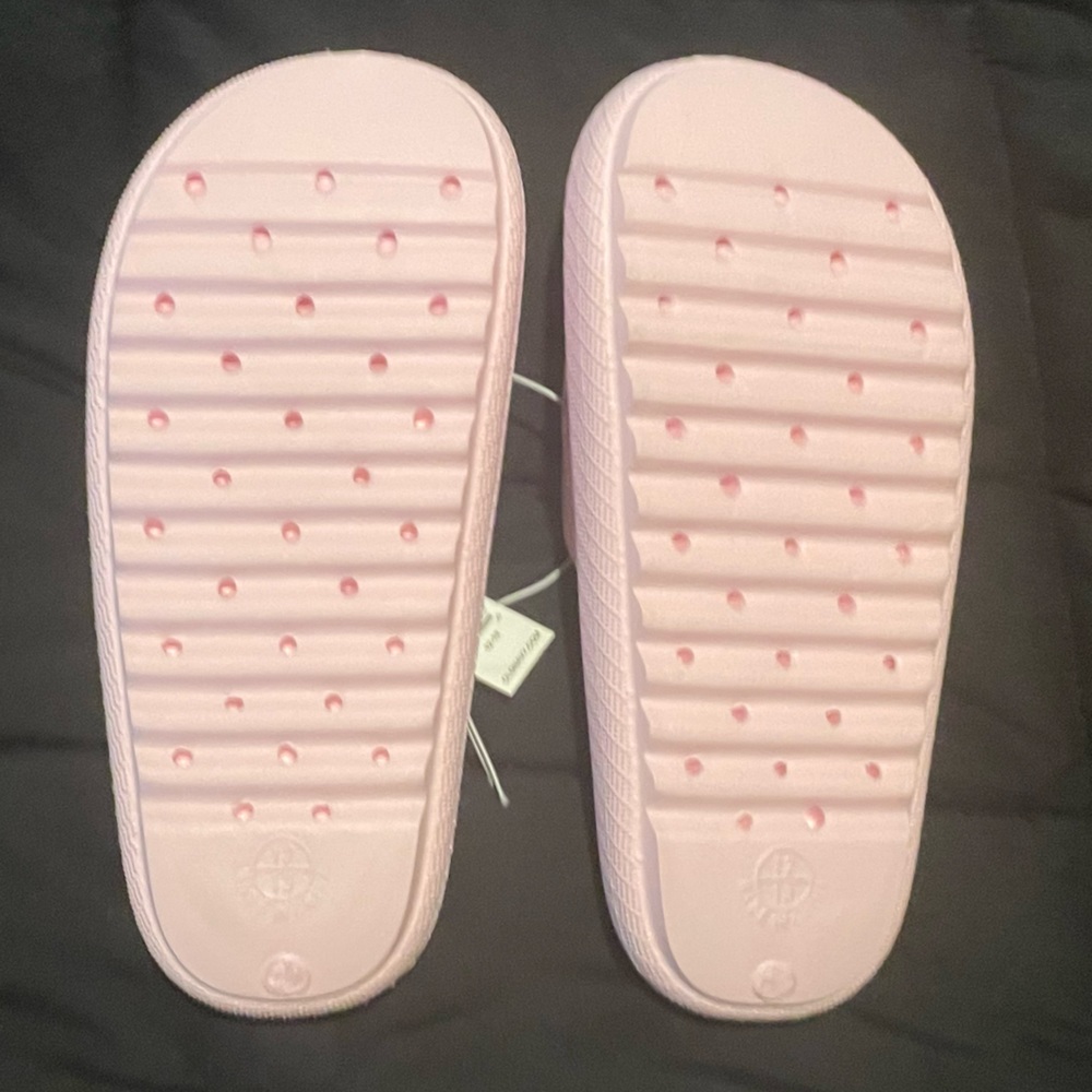 🆕 Old Navy Kids Gender-Neutral Slide Sandals Pink Size 12/13 Y - Picture 4 of 9